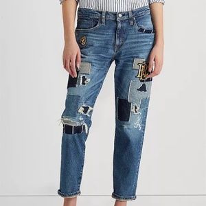 Ralph Lauren Patchwork Jean, NWT, $195